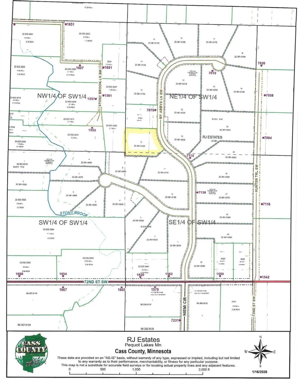 Xx12 Tbd My Abbys Way Lane Sw, Pequot Lakes