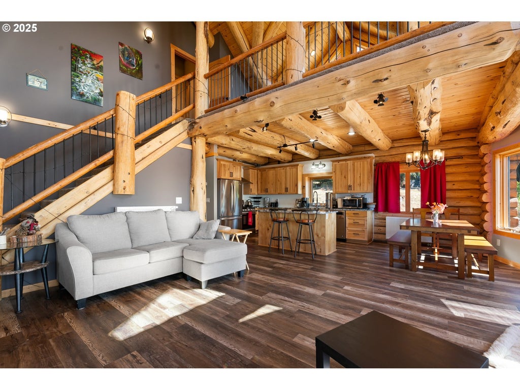 Listing photo for 55778 Sw Scoggins Valley Rd, Gaston, OR, Log Cabin home for sale