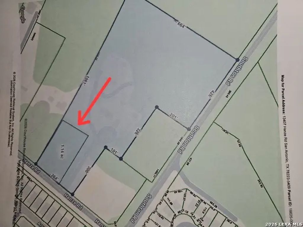 13407  Lot #1 Henze #1, San Antonio