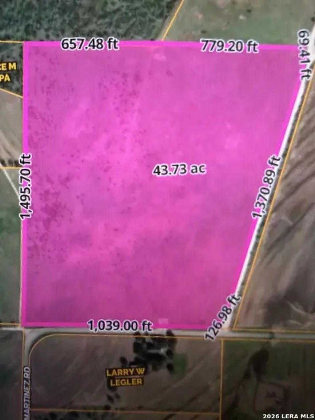 43.75 Ac +/- Martinez Rd, Yoakum
