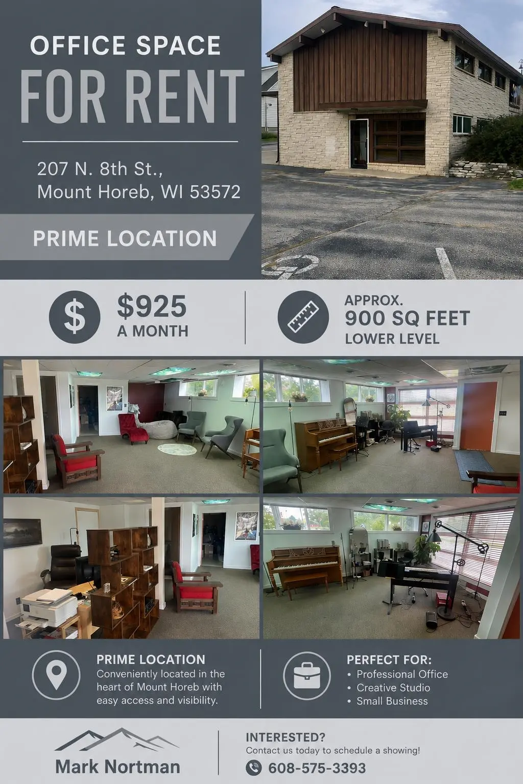 #ll - Lower Level 207 N 8th Street, Mount Horeb