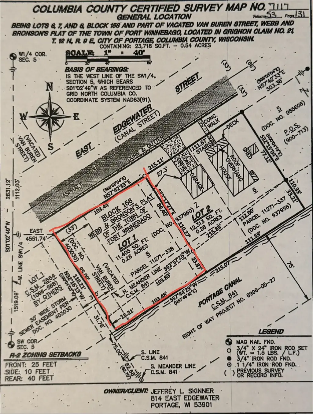 Lot 1 E Edgewater Street, Portage