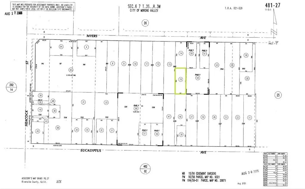 4812700 Myers, Moreno Valley