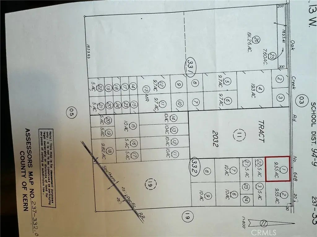 Oak Creek Road, Mojave