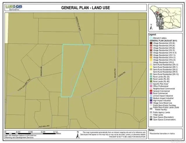 Green Hills Way, Vista