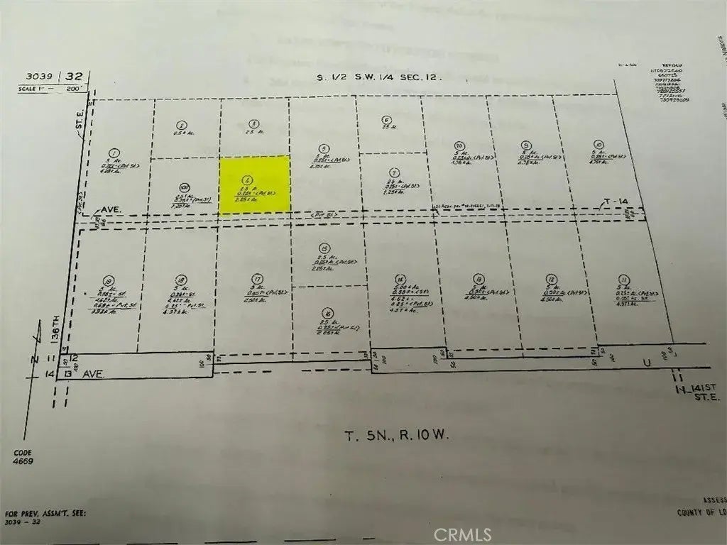 E Ave T-14, Pearblossom
