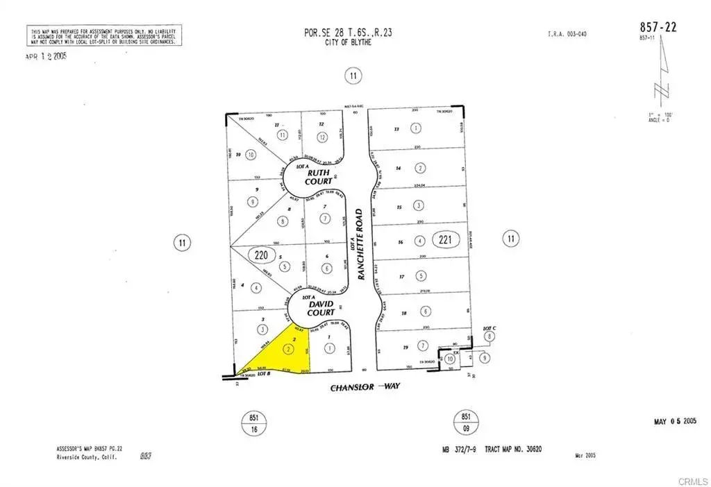 Ranchette Estates Lot #2, Blythe