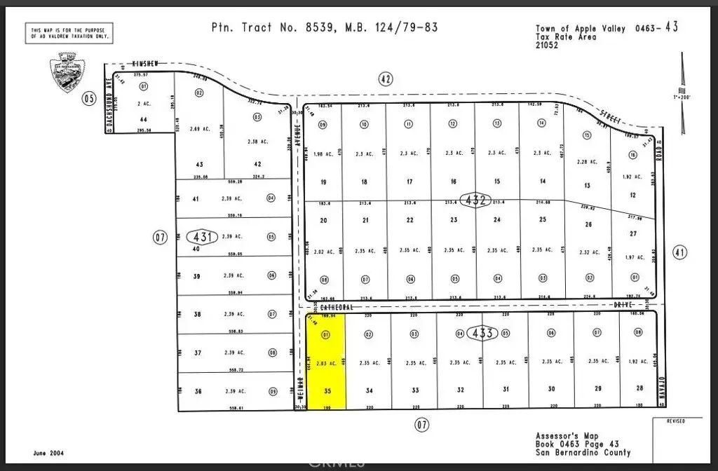 Cathedral Parcel #0463-433-01, Apple Valley