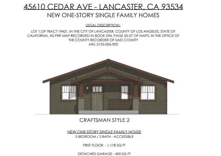 45610 Cedar Avenue, Lancaster