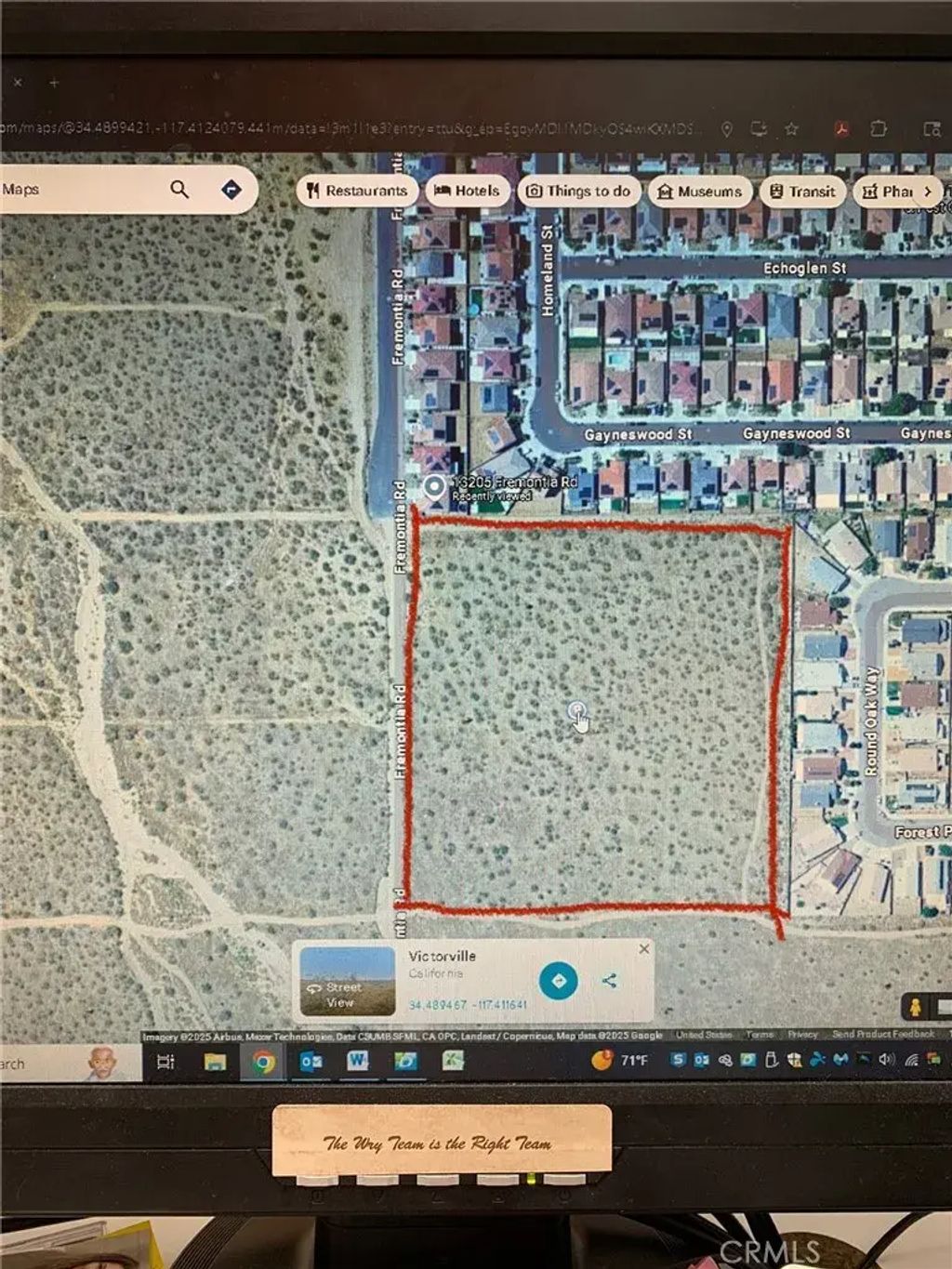 Fremontia, Victorville