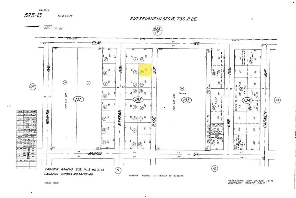 Lot 95 Mb 034/068, Cabazon