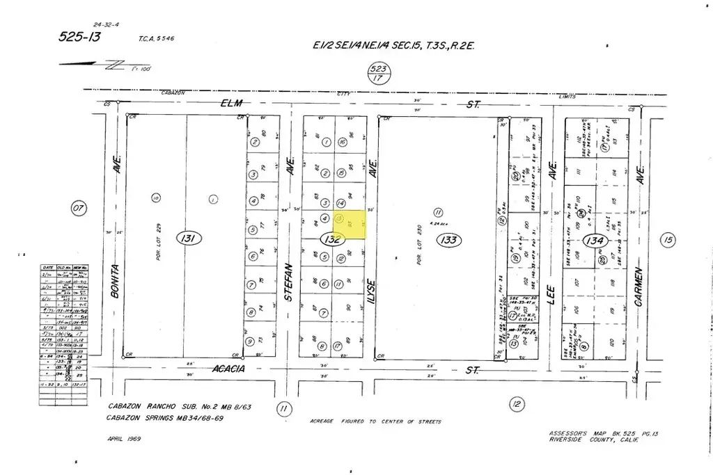 Lot 93 Mb 034/068, Cabazon