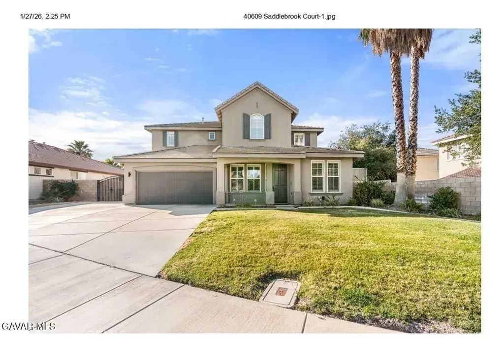 40609 Saddle Brook Court, Palmdale