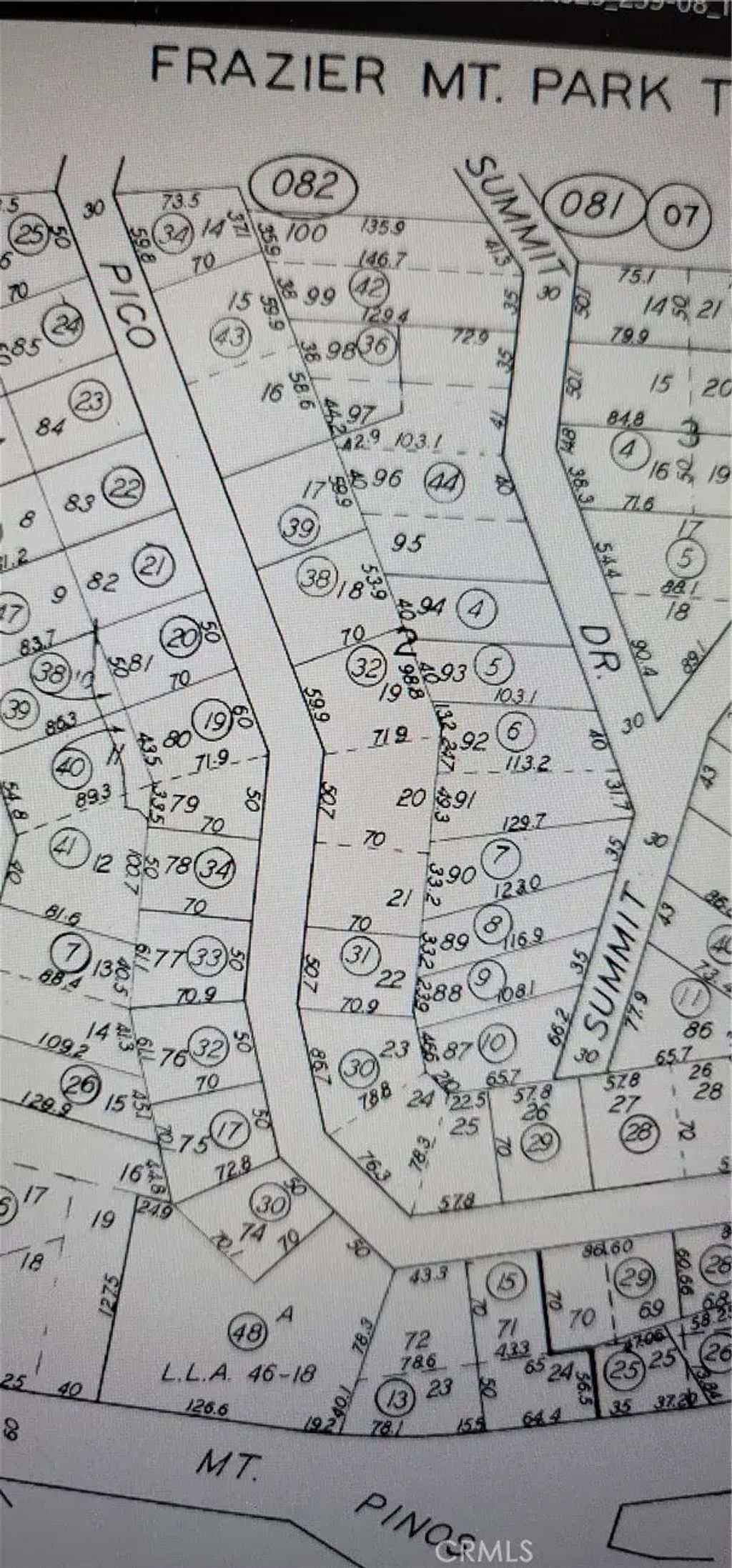 Pico Tr, Frazier Park