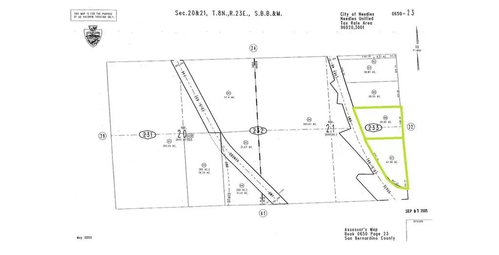 65023306 Interstate-40/five Mile, Needles