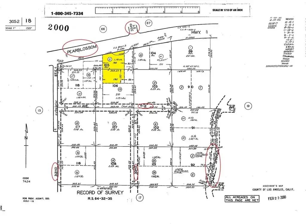 3300 Perablossom, Palmdale