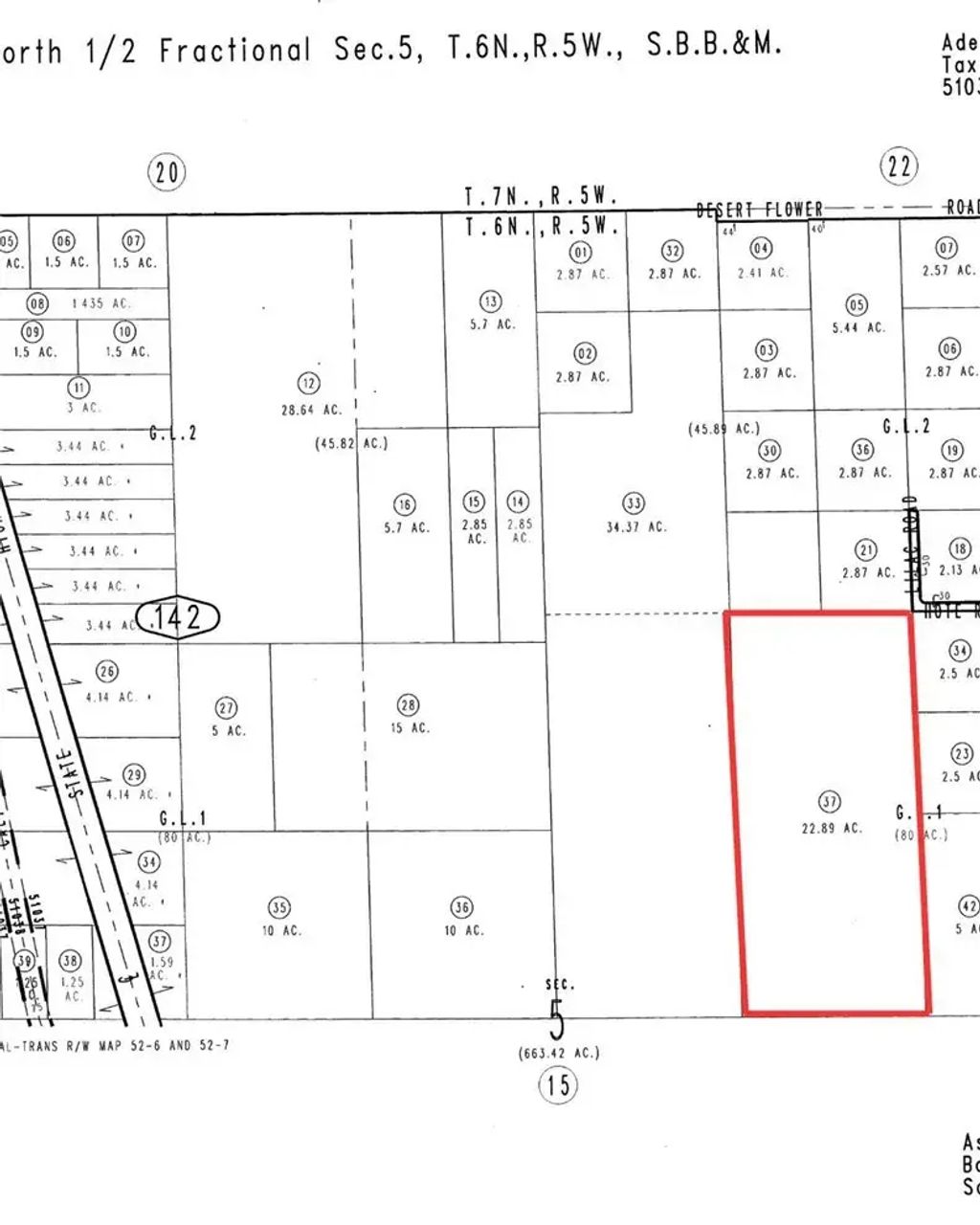 Near Bellflower St 0460-143-37, Adelanto