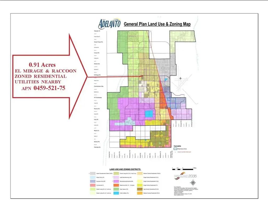 El Mirage & Raccoon 0.91-acres, Adelanto