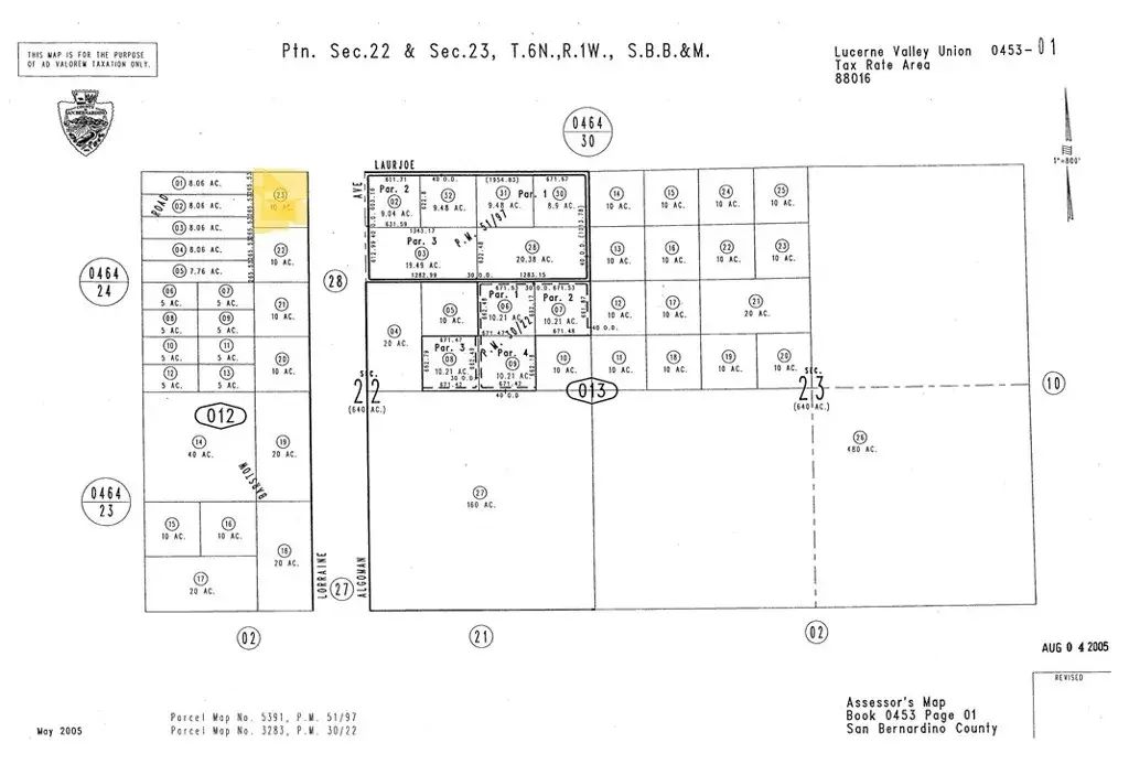 2300 Lorraine Ave (lot 23), Lucerne Valley