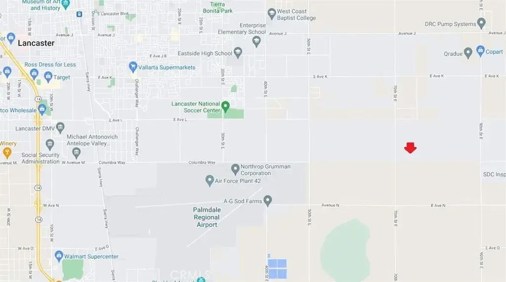 Vac/ave L8 Drt/vic 75th St E, Lake Hughes