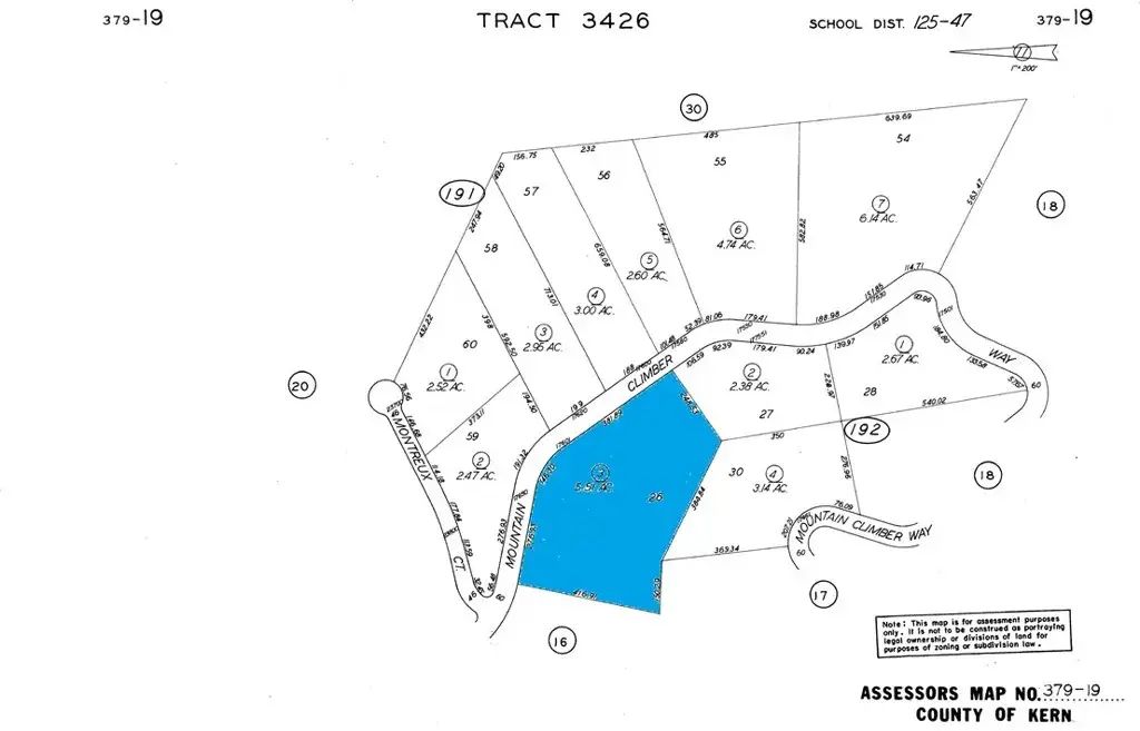 17601 Mountain Climber, Tehachapi