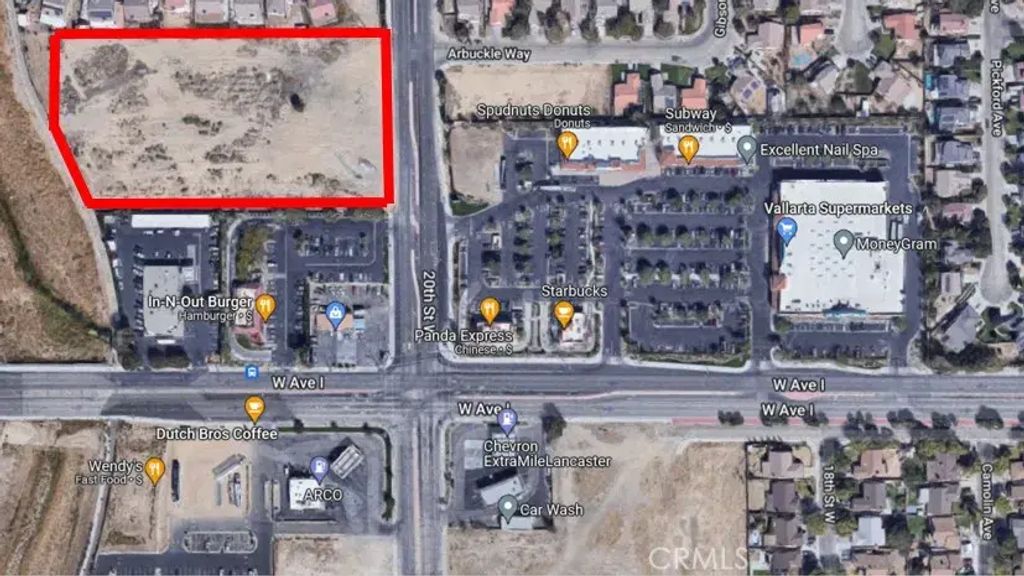 Vac/20th Stw/vic Avenue H14, Lancaster