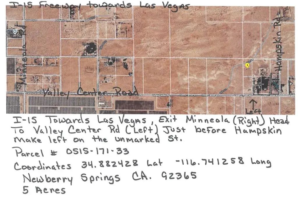 33 Valley Center, Newberry Springs