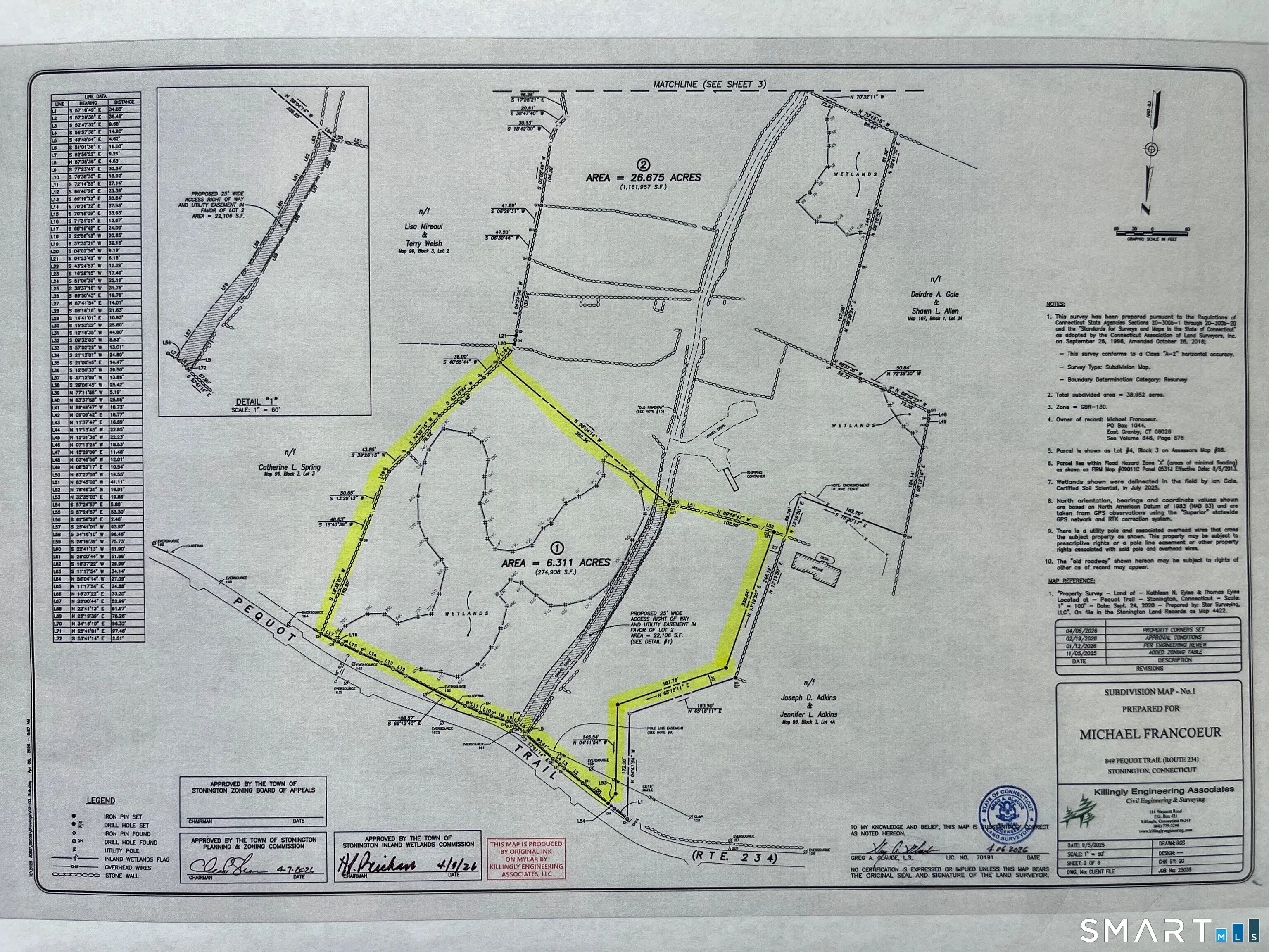 849 Pequot Trail Lot 1, Stonington