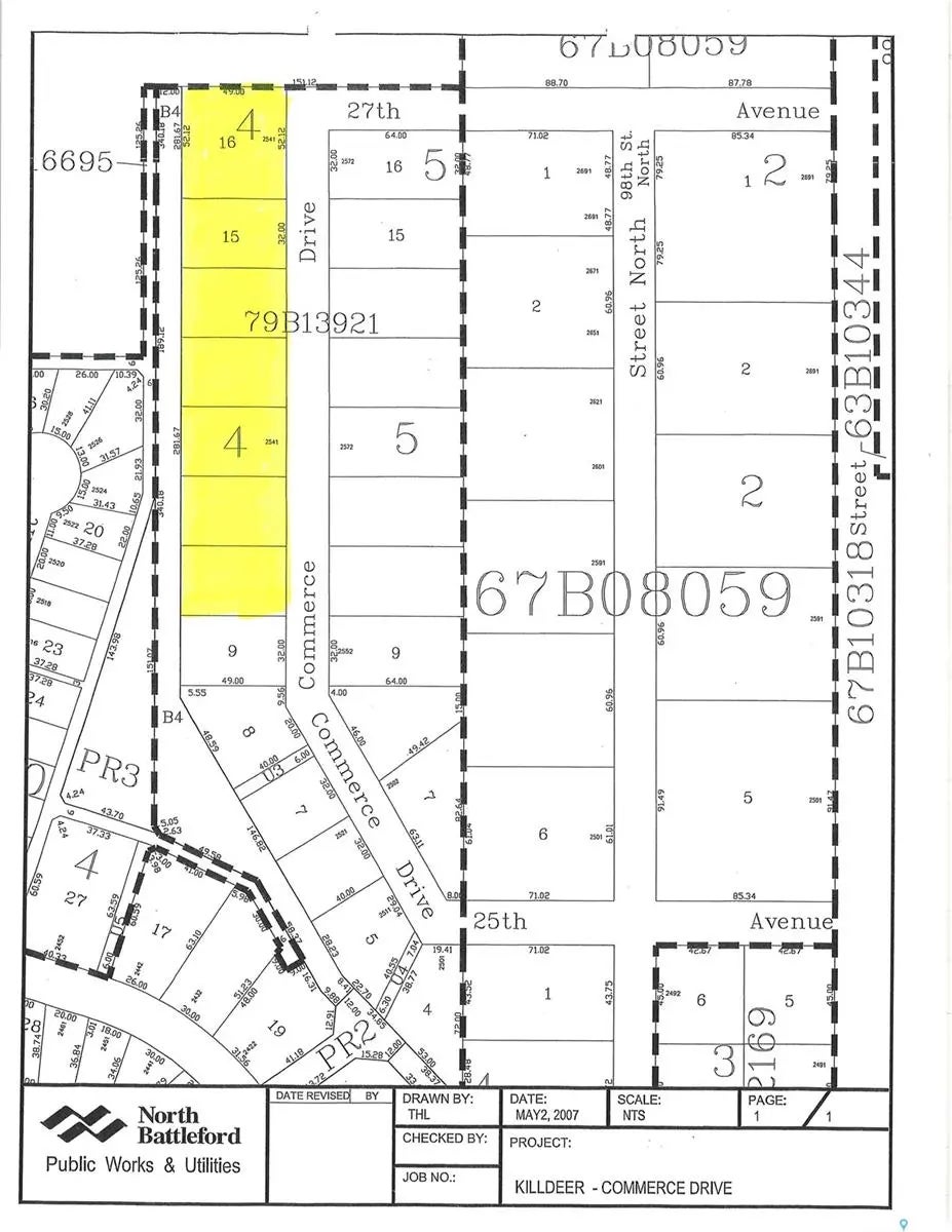 Lot 10 - 16 Blk 4 Commerce Drive, North Battleford