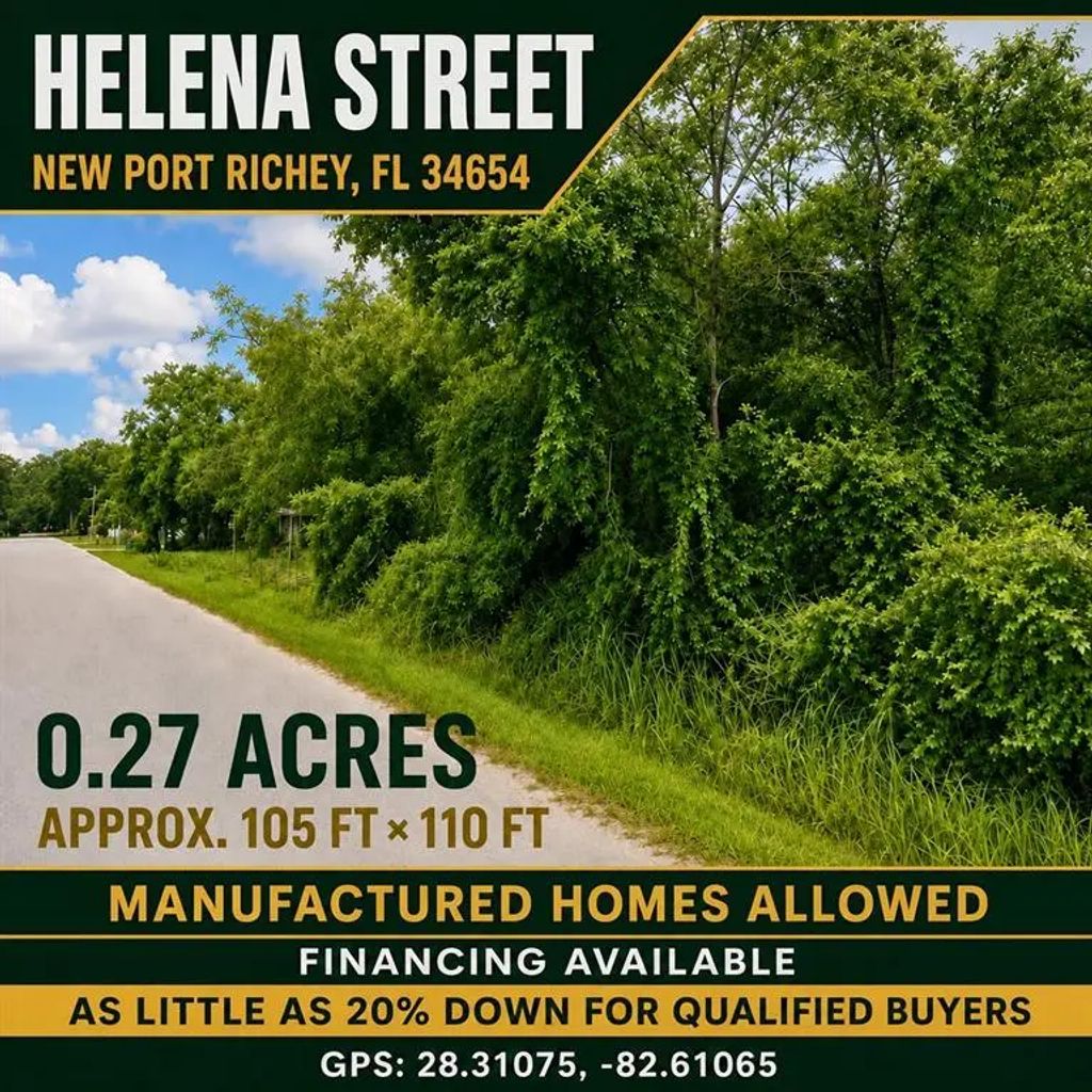 Helena Street, NEW PORT RICHEY