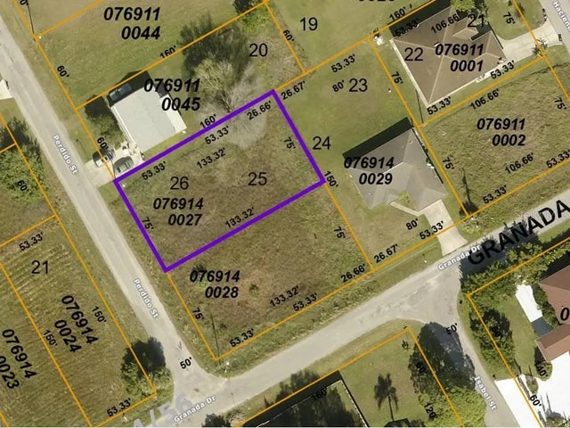 Lots 25 And 1/2 0f L Granada Dr Lots 25 & 26 And 1/2 0f Lot 24 Parcel1 Drive, NORTH PORT
