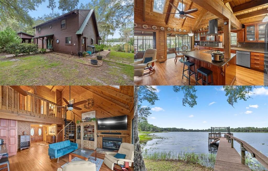 179 Arrowhead Point Road, HAWTHORNE FL HAWTHORNE Log Cabin Homes For Sale