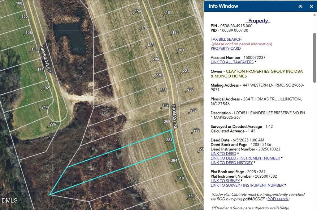 284 Thomas Trail, Lillington