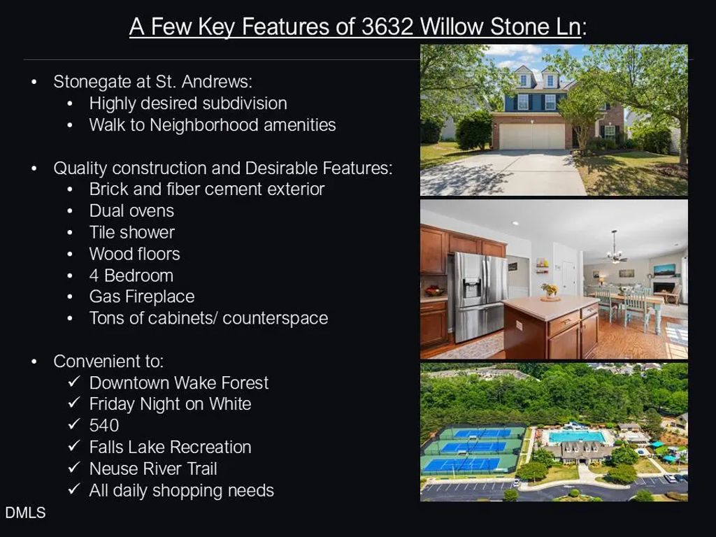 3632 Willow Stone Lane, Wake Forest