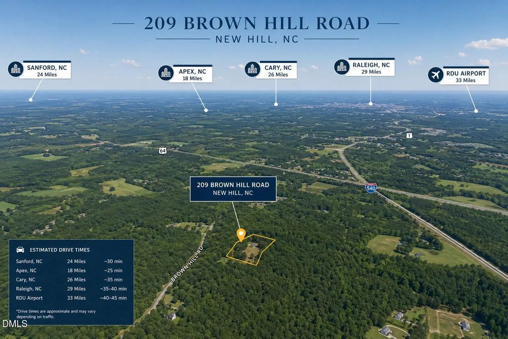 209 Brown Hill Road, New Hill