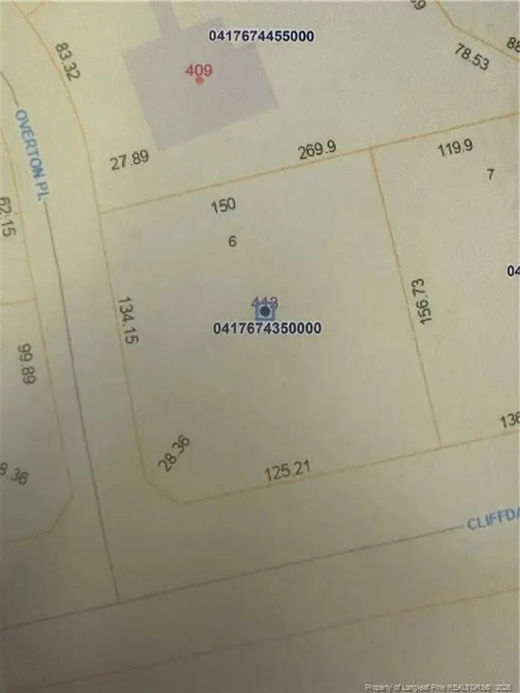 413 Overton Place, Fayetteville