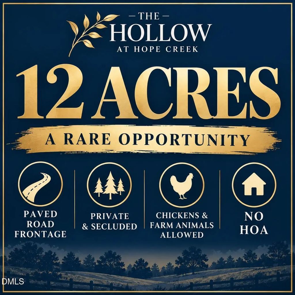12 Acres Hope Creek  Trail, Spring Hope