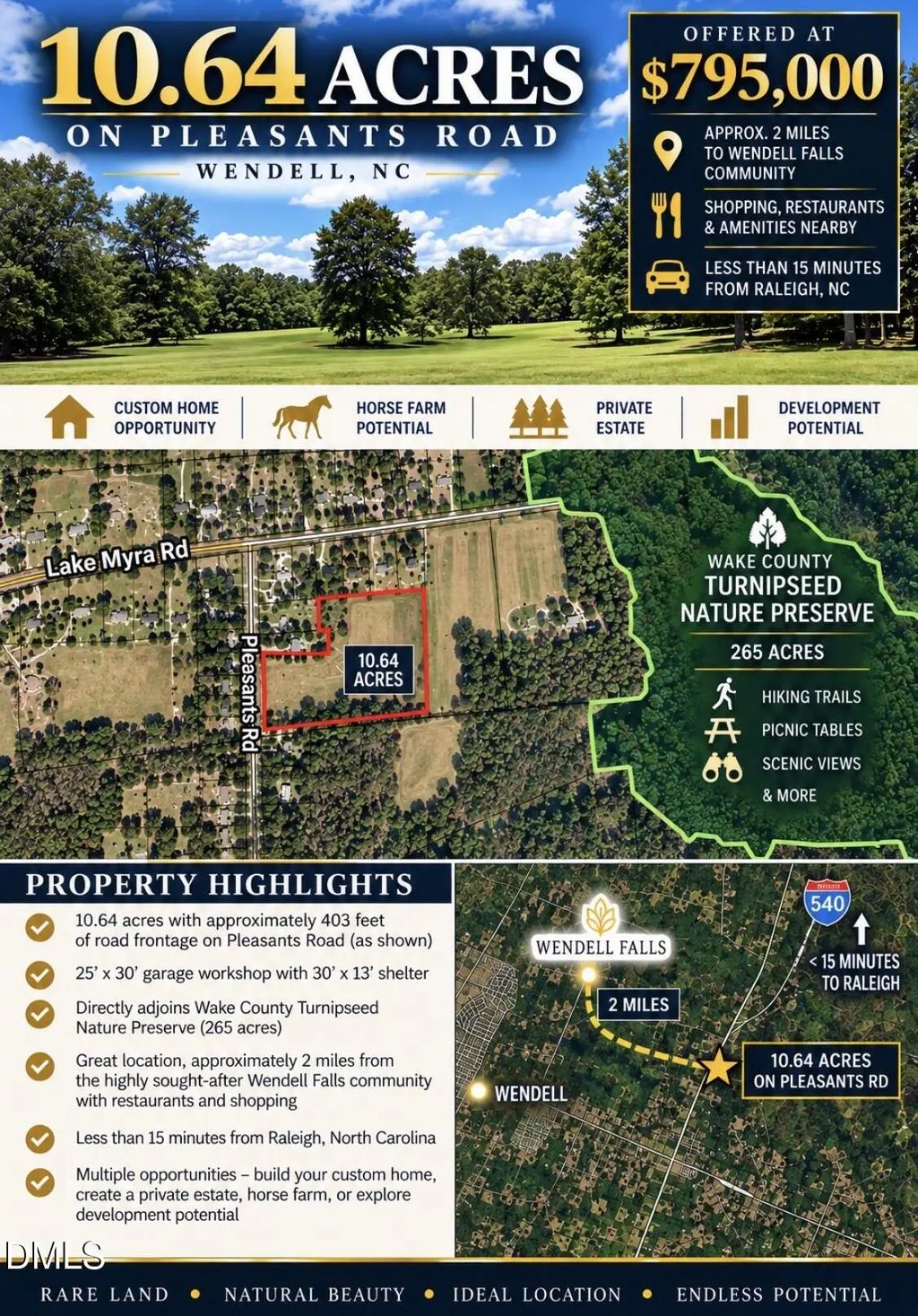 0 Pleasants Road, Wendell