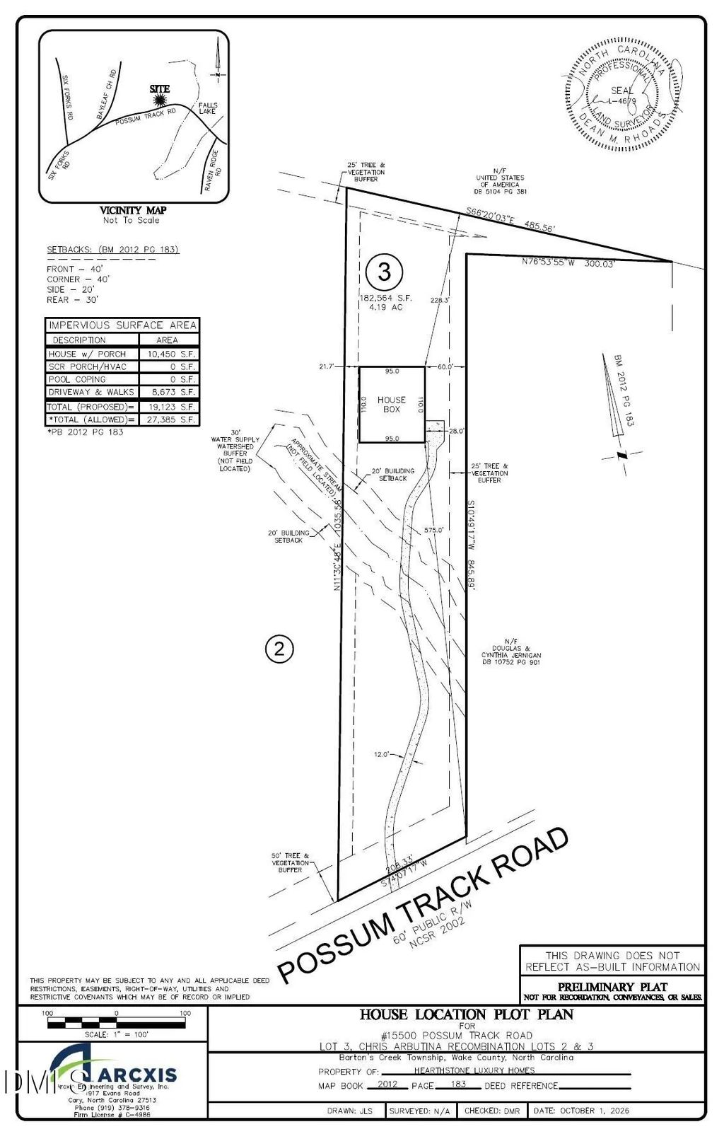 15500 Possum Track Road, Raleigh