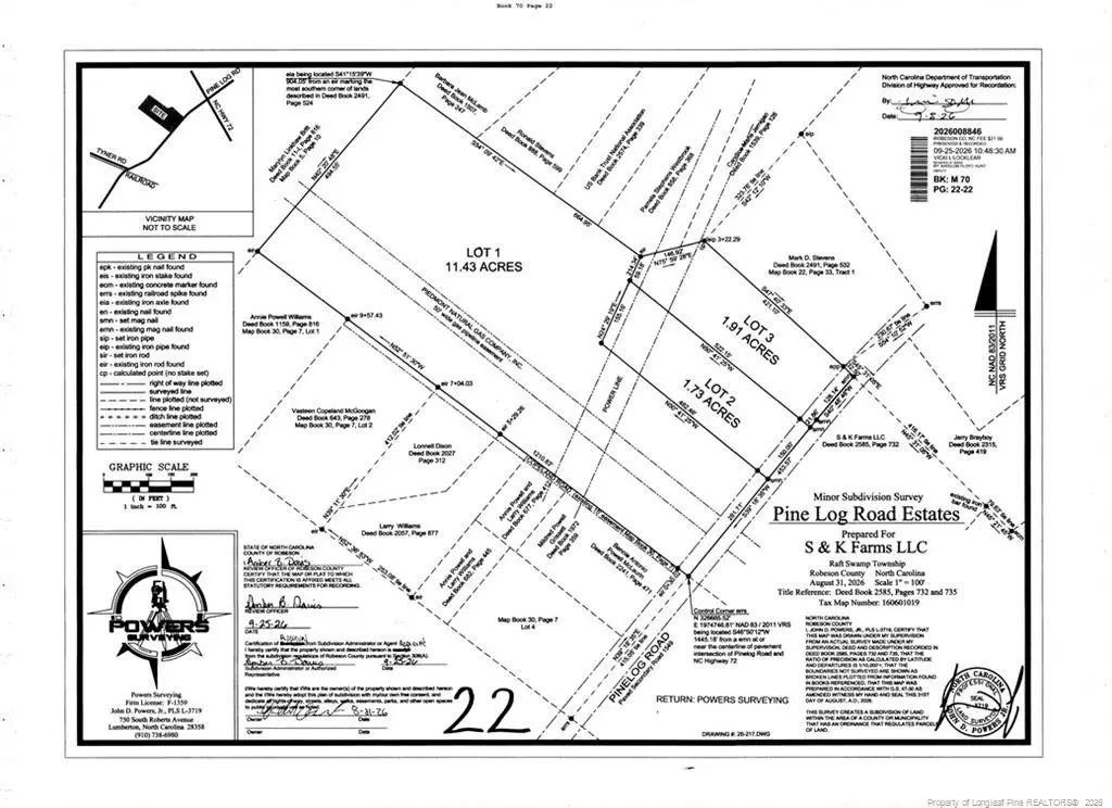 Lot 3 Pine Log Road, Lumberton