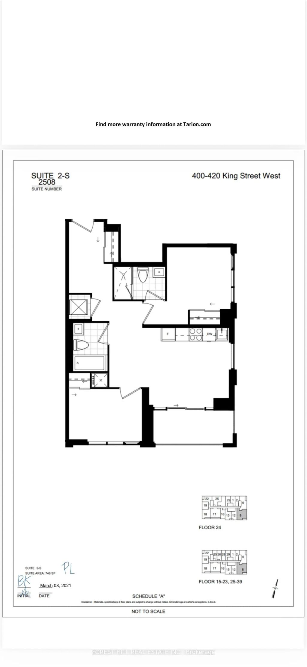400 King Street 2508, Toronto C01
