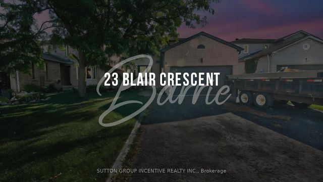 23 Blair Crescent, Barrie