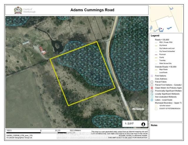 Adams-cummings Road, Trent Lakes