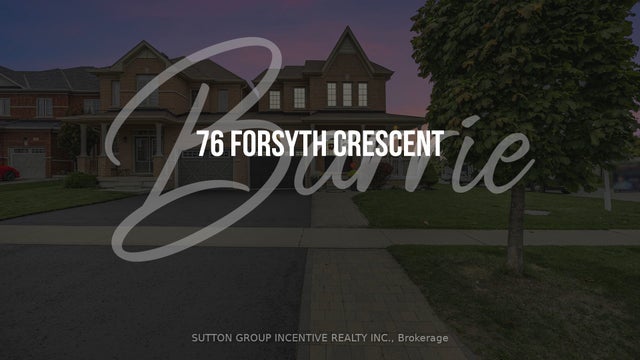 76 Forsyth Crescent, Barrie