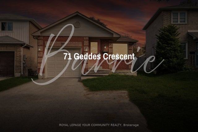 71 Geddes Crescent, Barrie