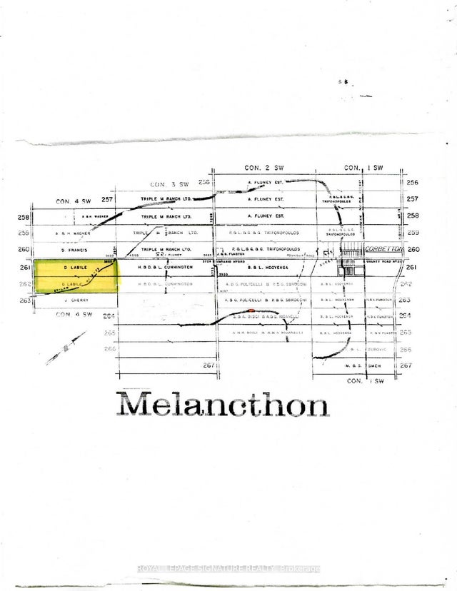 Lot 261&262 Side Road 260 N/a, Melancthon