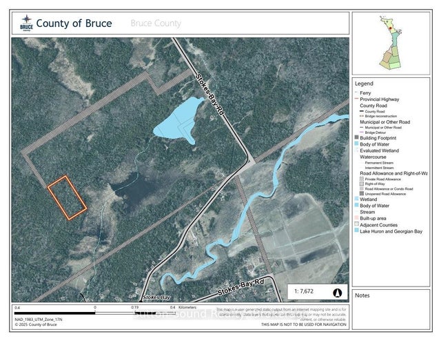 Pt Lt 1 Con 3 Wbr (fifthly) Concession, Northern Bruce Peninsula