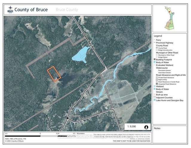 Pt Lt 1 Con 3 Wbr (fourthly) Concession, Northern Bruce Peninsula