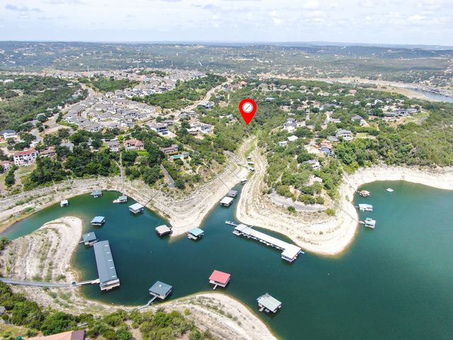Located on Lake Travis, Land / Farm for Sale by 19504 Fisher Ln in the Austin, located in the neighborhood of Crosswind, Hidden Hills