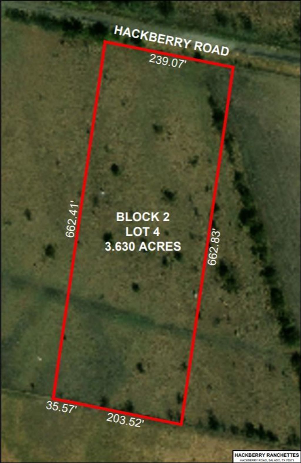 Tbd Block 2 Lot 4 Hackberry Road, Salado